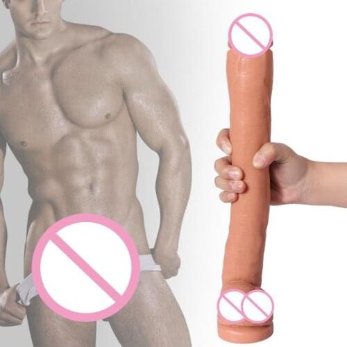 15.74x2.2Inch Realistic Dildo G-spot Is Very Long Stimulating Penis Male and Female Masturbator 18 Sex Toys Clitoris Couple Life