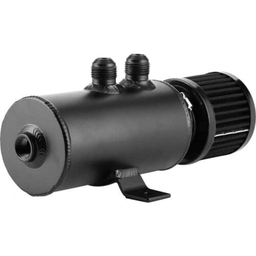 0.75L AN10 Oil Catch Can Breather Reservoir with 9.8ft Hose Fittings Kit Universal Car Modified Parts Auto Accessories