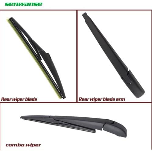 Senwanse 10 inch Rear Wiper Bade and Arm for Toyota RAV4 XA40 2013 - 2018 back windshield windscreen wiper blade