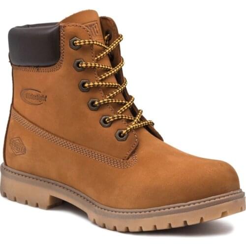 Scooter 4080 2021 Winter Cinnamon Nubuck Women Shoes Boots Waterproof Waterproof Lace-Up Solid Durable Snow Winter Use Comfortable