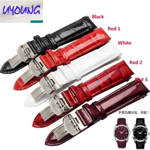 Genuine Leather WatchBand Replacement for 1853 Watch T035 Woman Watchstrap 18mm reloj inteligente relogio cassio