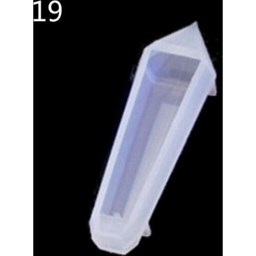 Resin Stone Pendulum Crystal Column Pendant Silicone UV Resin Mold Jewelry Tools