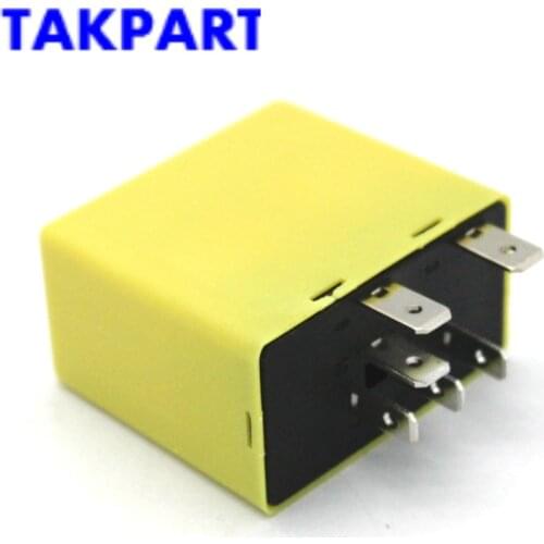 TAKPART 12V 6 Pins Universal Auto Car Flasher Hazard Indicator Relay For Vauxhall Astra Corsa 9134880 6238590