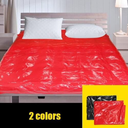 Waterproof Flat Sheet PVC Plastic Adult Sex Bed Sheets Waterproof Hypoallergenic Mattress Cover Hotel Essential Oil Massage