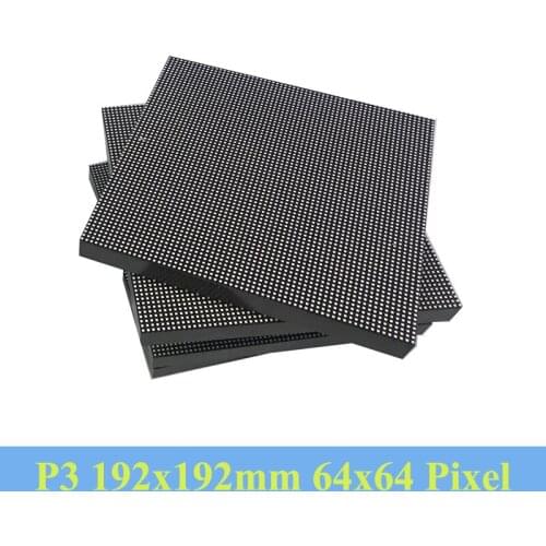 High Quality UV Black Chip 1921 64x64 Pixel SMD P3 Led Display Module