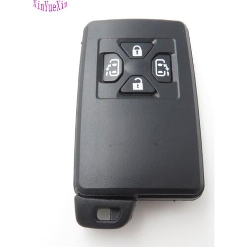 XinYueXin 4 Buttons Smart Remote Key Shell For TOYOTA Previa Replacement Plastic Key Cover With Uncut Blade