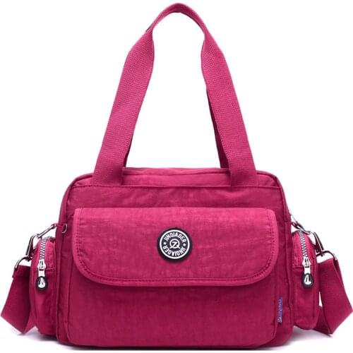 Womens Large Capacity Handbags Single Crossbody Bags for Women Ladies Shoudler Messenger Bags with Pockets Outside Tote