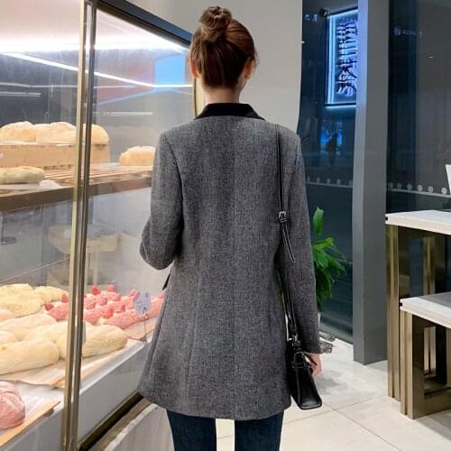 Womens suit jacket Korean version 2020 new spring loose net red spring and autumn casual small suit women