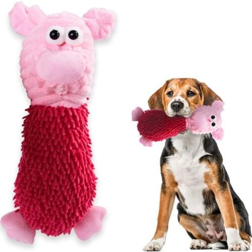 Puppy Chew Toys Cartoon Giraffe Plush Dogs Toys Pets Interactive Durable Dog Toys Cleaning Teeth Dog Toys for Small large Dogs