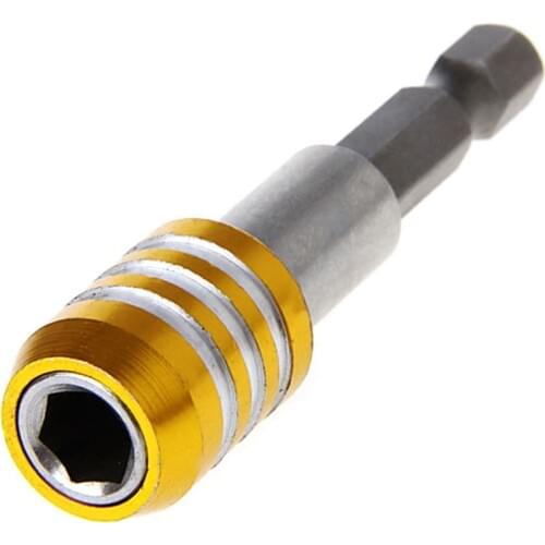 1/4Hex Shank Quick Release Drill Bit Screwdriver Holder 60mm Stainless Steel