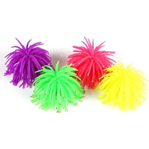 1 Pcs Cute Lovely Gags Toys Soft Silicone Aquarium Fish Tank Artificial Coral Plant Underwater Ornament Decor