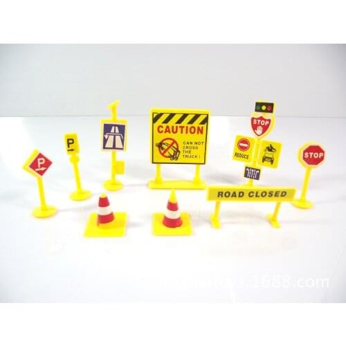 10 times urban traffic sign model engineering roadblocks sign sign static simulation model train layout