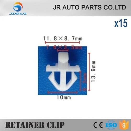 15 X Clips For GM Door Rocker Panel Moulding Clip Century Regal Grand Prix 10287547