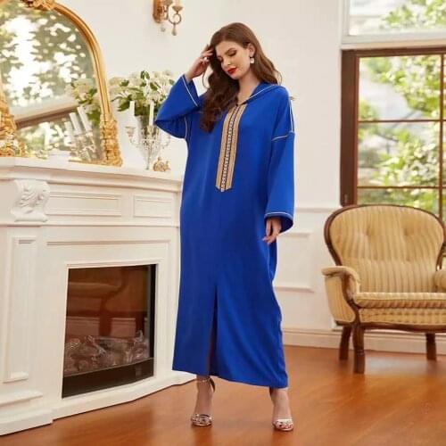 Abaya Dubai Fashion Muslim Abayas Islam Dress Lace Abayas Women Vestidos Robe Longue Vetement Femme Musulman De Mode F2943