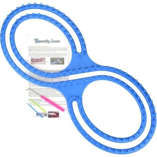 Afghan Knitting Loom Craft Kit Tool with Hook Needle for Blanket and Scarf Authentic Knitting Board