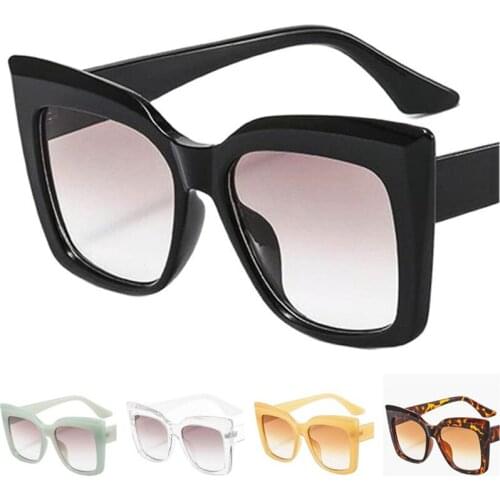 Brand Designer Sunglasses Cat Eye Sun Glasses Goggles Anti-UV Spectacles Oversize Frame Eyeglasses Ornamental Adumbral A