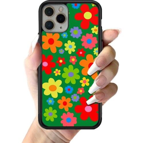 Bloom Phone Case for iPhone 12 mini 11 pro XS Max X XR 6 7 8 plus SE20 High quality TPU silicon and Hard plastic cover