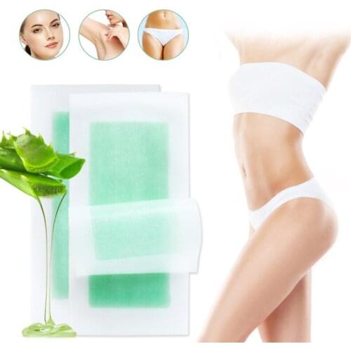 40 PCS Liddy Hair Removal Nonwoven Tool Wax Strips Waxing Wipe Sticker Boxed Underarm Leg Hair Men Women Tearing Wax Paper