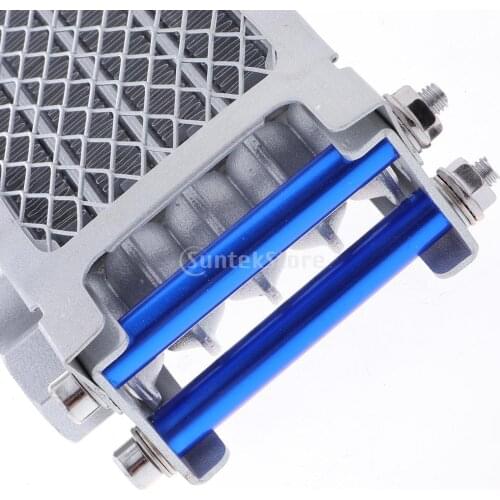 Engine Oil Cooler Kit Radiator Sliver for 125cc 140cc Motorbike Pit Bike