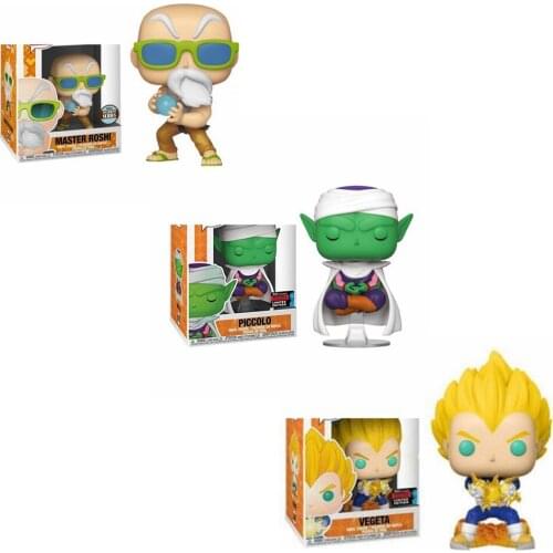 FUNKO POP Amine Dragon Ball Z NYCC Kame Sennin VEGETA PICCOLO 533 670 669 Action Figure Collectible Model Toy Gift