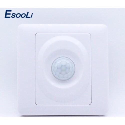 Esooli AP New Human Body PIR Infrared Motion Sensor Switch Induction IR Switch Module Body Motion Sensor Auto On off Lights