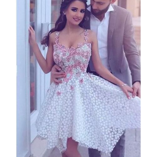 New spagetti straps Short Bridesmaid Dresses 2021 Flower Sweet 15 Dress Little Princess Birthday Formal Gown Homecoming Dress