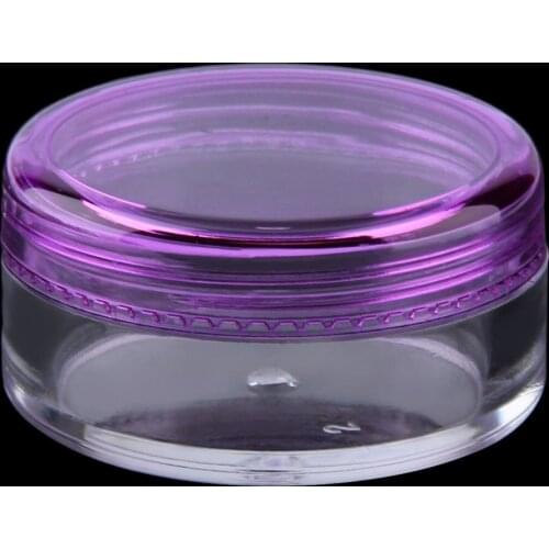 Top Quality 1Pcs Cosmetic Empty Jar Pot Eyeshadow Makeup Face Cream Lip Balm Container