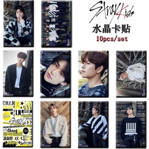 KPOP STRAY KIDS Clé: LEVANTER Album Peripheral Crystal Card Sticker Bus Card Sticker BANG CHAN