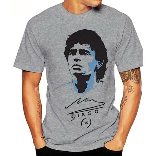2021 New Diego Armando Maradona T Shirt Argentina Football Fashion Casual Men Women Sport TShirt Boy Kid Clothing Plus Size Top