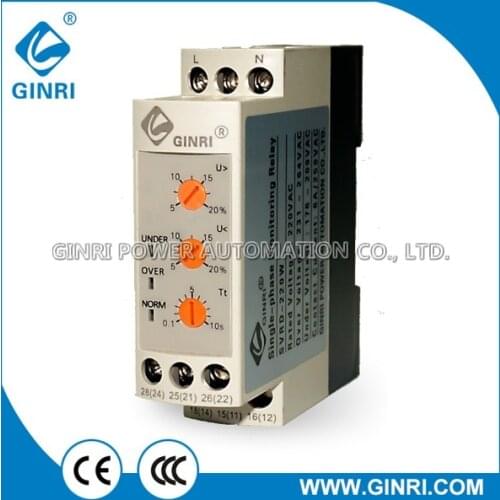 SVRD-W Adjustable Single-phase Voltage Monitoring Relay