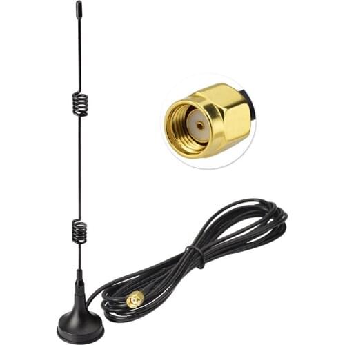Superbat 2.4GHz WiFi 7dbi Magnetic Mount RP-SMA Antenna for WiFi Extender Booster Hotspot