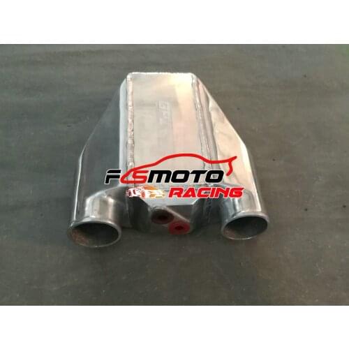 Air To Water Intercooler A/W IC OD 3.5" In/Out Liquid 4.5" Core Aluminum Inter cooler