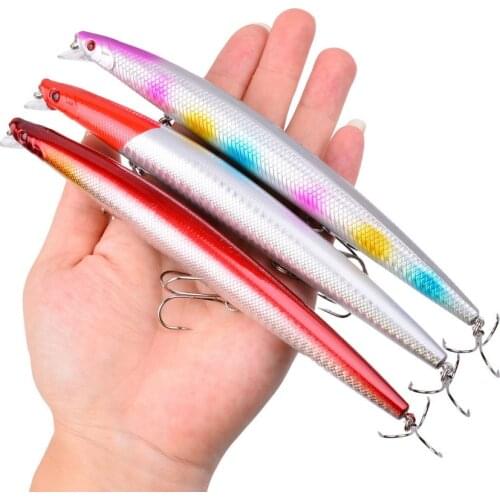 1pcs New Big Laser Minnow Fishing Lures 18cm/24g Fishing Hard Bait Crankbaits Isca Artificiais Pesca Sea Wobbler Swimming Baits