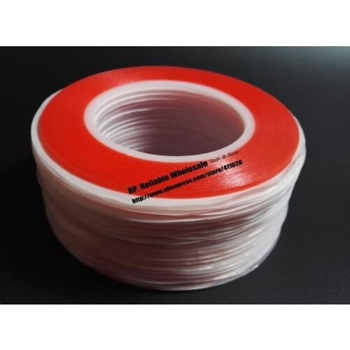 10 Rolls (3mm*25M), 0.2mm Thick, Strong Bond Double Sided Adhesive Acrylic Tape, Clear, Waterproof