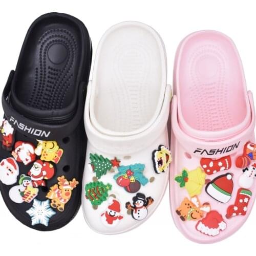 10 pcs christmas Decorations Of Kids Shoes Snowman Santa Clause Reindeer Bell X'mas Snowflake XH Tree Snowflower XH-53-54