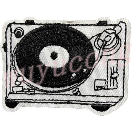 3D Iron on Radio Badge Clothing Accessories Embroidery Logo Patches Can Be Customized Earphone Note Pack Guitar Cloth Sticker