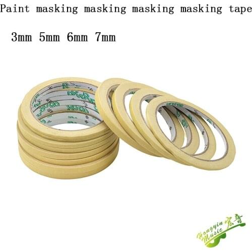 5PCS Masking tape crepe paper Masking Tapes masking paper