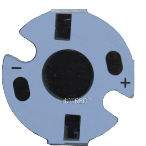 100pcs1W 3W 5W Heat Sink LED Aluminum Base Plate PCB Board Substrate 16mm DIY Cooling Heatsink 16 mm for 1 3 5 W Watt