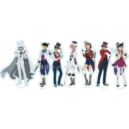 Detective Conan Kudou Shinichi Furuya Rei Full Dress Series Anime Acrylic Figure Stand Display Model Plate Desktop Decor Cosplay