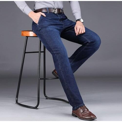 Jeans Men Male Jean Homme Mens MenS Classic Fashions Pants Denim Biker Luxe Pant Slim Fit Baggy Straight Trousers Designer