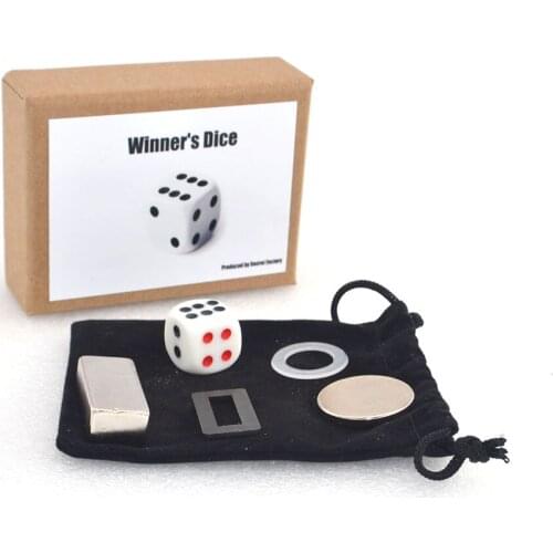 Winners Dice by Secret Factory (Gimmick+Online Instruction ) Magic Tricks Close Up Magie Illusion Gimmick Prop trucos de magia