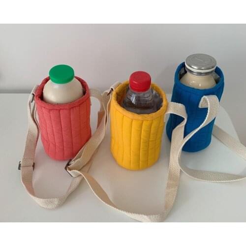 Quilting Baby Feeding Milk Bottle Bag Warmer Insulation Pouch Thermal Bag Storage Bags Bolsa Termica Baby Bottle Holder Cover