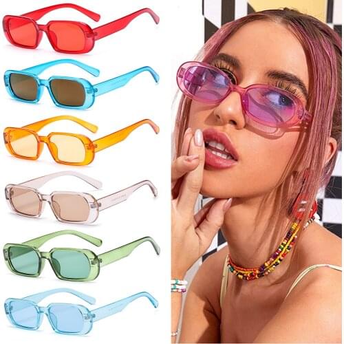 Small Oval Retro Sunglasses Women Candy Grey Tea UV400 Protection Summer Fashion Shades Glasses Men Fishing Cycling Sun Glasses