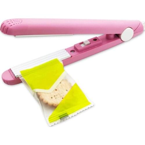 Mini Rechargeable Bag Sealer Heat Sealer Sealing Machine Portable Handy Package Sealing Machines Snacks Bags Heat Sealer Vacuum