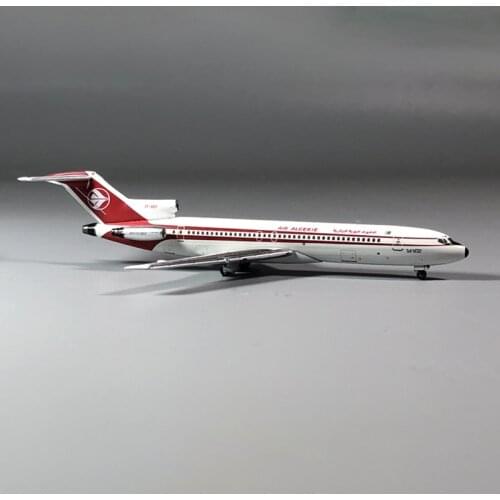 About 10CM 1:500 airplane 727 B727-200 Jet aircraft model Air Algerie Airlines With landing gear alloy plane Kids gift
