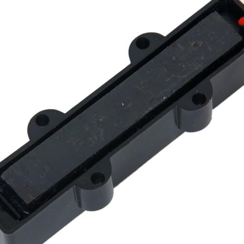 Set of 4 String Open Style Humbucker Pickups For Fender Jazz Bass Black