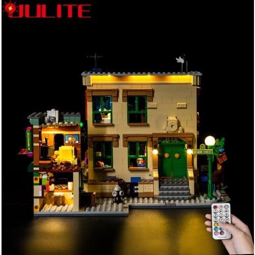LED Light Kit For 21324 123 Sesame Street Building model DIY Toys Set (Not Included Building Blocks)
