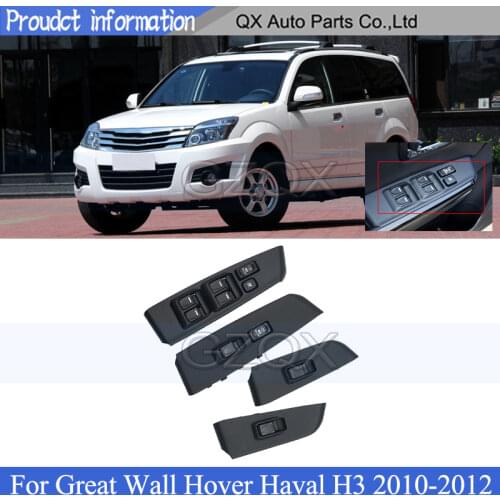 CAPQX Front Left side Window Control Switch Panel For Great Wall Hover Haval H3 2010-2012 Master Console Control