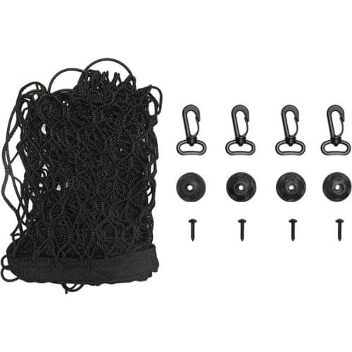 New Car Trunk Luggage Cargo Net 70 x 70 cm/110 x 60cm Elastic Storage Nylon Organizer Mesh Nets With Accessories Universal