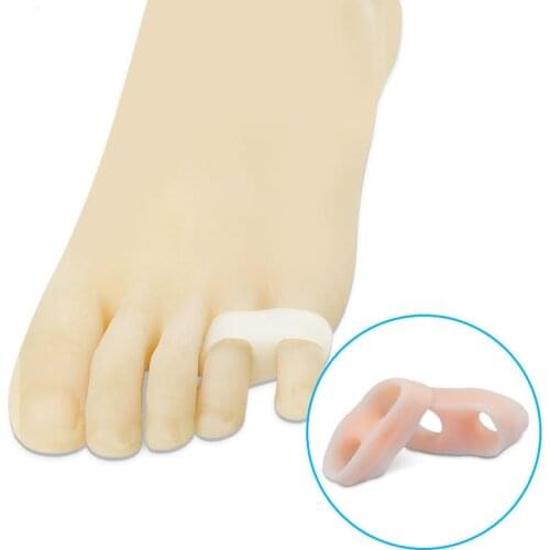 Silicone Toe Pad Varus Separator Hallux Valgus Corrector Protective Hallux Valgus Overlapping Toe Separator